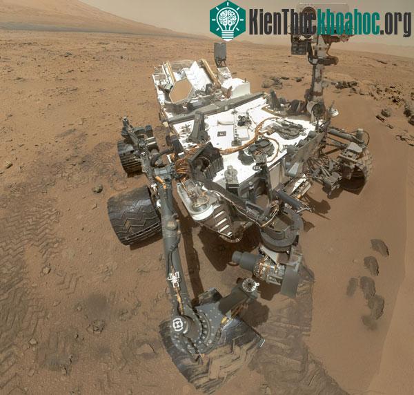 Tàu thăm dò Curiosity không tìm thấy khí mê tan trên sao Hỏa. (Ảnh: Space.com)