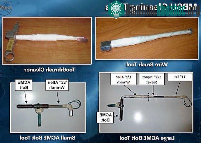 Chiếc bàn chải đánh răng được hai phi hành gia Williams và Hoshide sử dụng “cứu" trạm ISS.