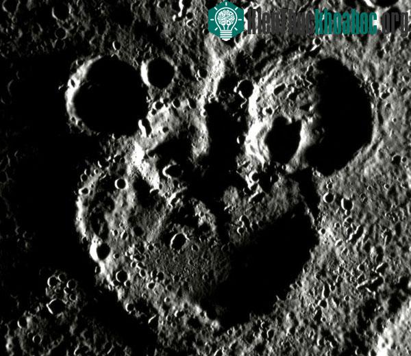 “Chuột Mickey” trên bề mặt sao Thủy.