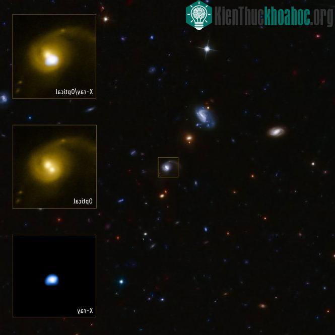 Hình chụp qua thiết bị của Đài thiên văn quang tuyến Chandra - (Ảnh: NASA)