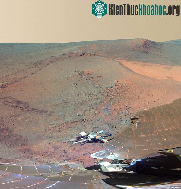 Toàn cảnh bề mặt sao Hỏa từ tàu vũ trụ Opportunity