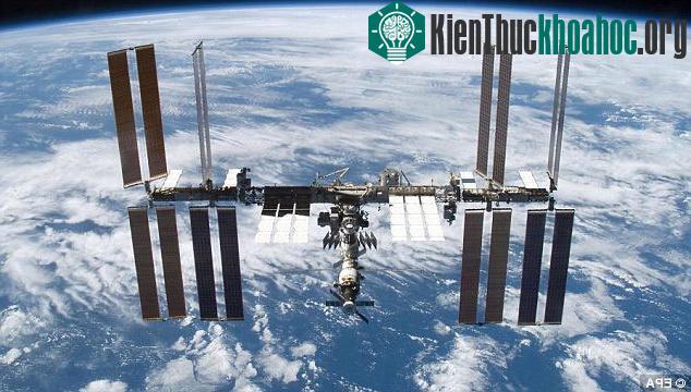 Trạm Vũ trụ Quốc tế ISS. (Ảnh: Daily Mail)