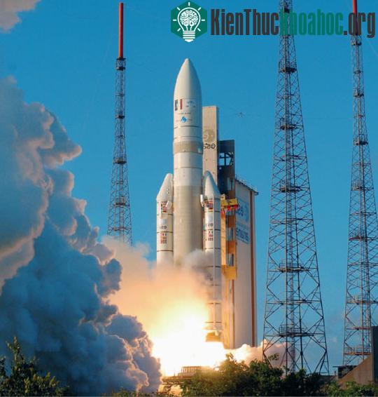 Tên lửa Ariane đưa 2 vệ tinh viễn thông lên quỹ đạo ảnh 0