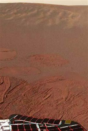 Bức ảnh khu vực Meridiani Planum trên sao Hỏa được chụp bởi robot Opportunity