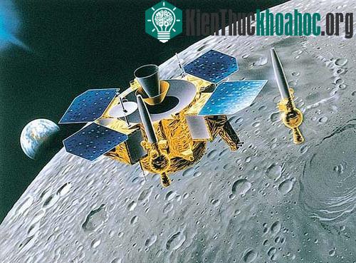 Tàu không gian hình trụ Lunar-A có mục tiêu nghiên cứu nguồn gốc và sự tiến hóa của Mặt Trăng
