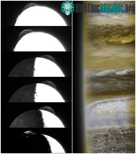 Tàu New Horizons quan sát những tia chớp trên bề mặt sao Mộc ảnh 3