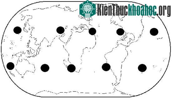 10 khu vực xuất hiện xoáy từ trường do Ivan Sanderson liệt kê trên thế giới