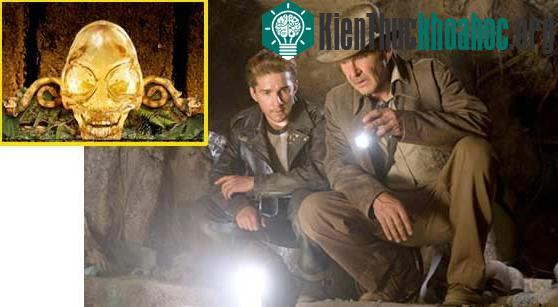 Hình ảnh săn tìm hộp sọ pha lê trong bộ phim Indiana Jones và Vương quốc sọ pha lê. (Ảnh: Livescience)