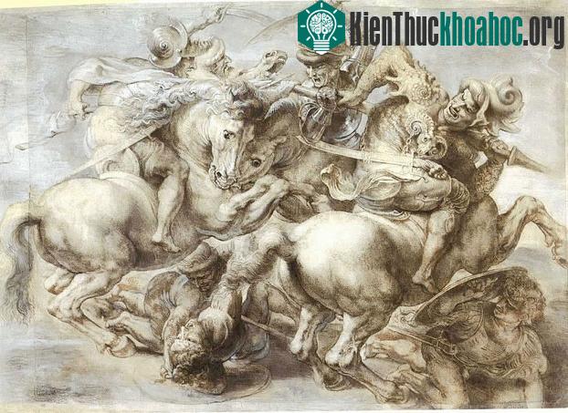 Bản sao của bức tranh “Battle of Anghiari”.&nbsp;