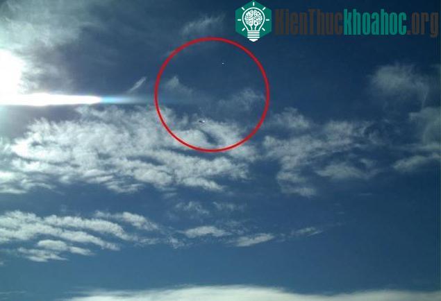Bức ảnh của Richard O'Connor về vật thể mà ông nghĩ là UFO. (Ảnh: Richard O'Connor/jaml.org).