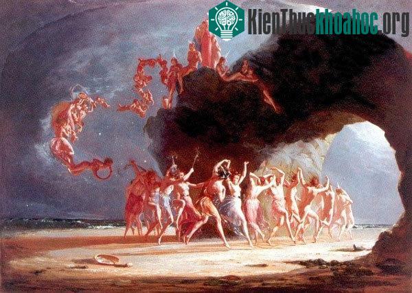 Hình ảnh các nàng tiên khỏa thân và bán khỏa thân nhảy múa tại vòng tròn cổ tích trở nên phổ biến trong thời đại Victoria. (Ảnh: Public Domain)