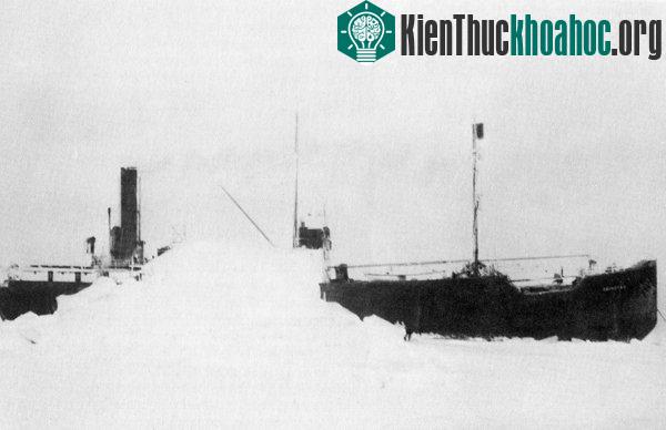 Tàu Baychimo trong một lần xuất hiện. (Ảnh minh họa).