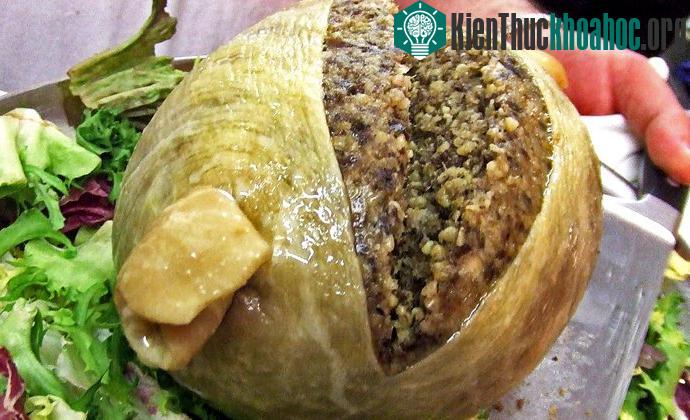 Haggis là món ăn cổ của người Scotland