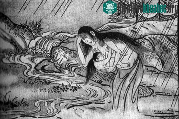 Truyền thuyết về quái vật Ubume bắt cóc trẻ em