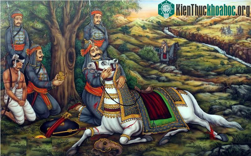 Chetak là một trong những chiến mã nổi tiếng thuộc sở hữu của vua Maharana Pratap.
