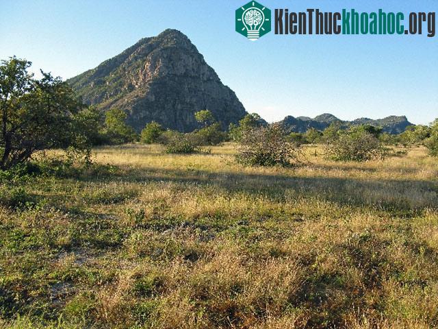 Tsodilo Hills được phân chia thành 4 ngọn đồi với tên gọi chính thức là Đồi Đàn Ông, Đồi Phụ Nữ và Đồi trẻ em, 1 ngọn đồi không có tên.