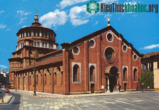 Nhà thờ và tu viện Santa Maria delle Grazie ở Milano - Italy