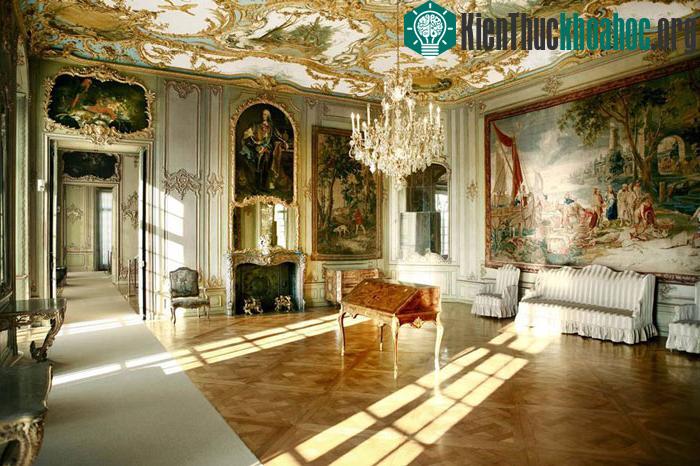 Sự trang trí mang đặc trưng của Rococo Đức
