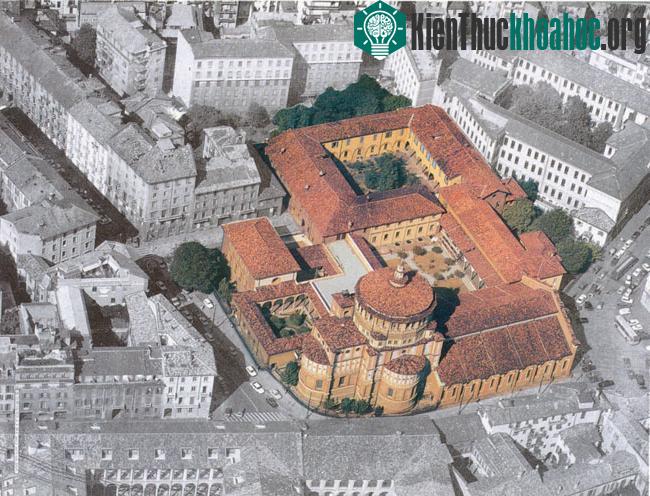 Nhà thờ và tu viện Santa Maria delle Grazie ở Milano - Italy