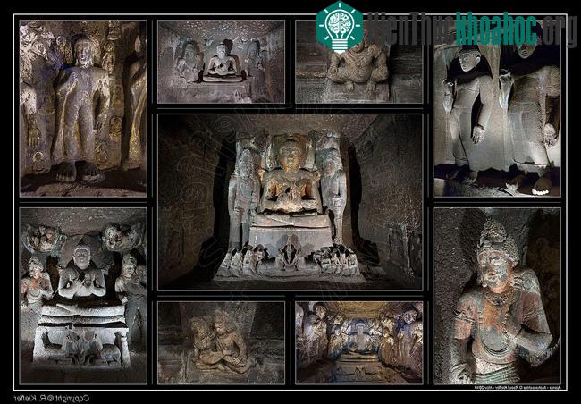 Chùa hang Ajanta - Ấn Độ