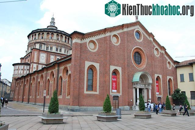 Nhà thờ và tu viện Santa Maria delle Grazie ở Milano - Italy