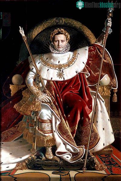 Napoleon trên ngai vàng, Họa phẩm của Jean Auguste Dominique Ingres.