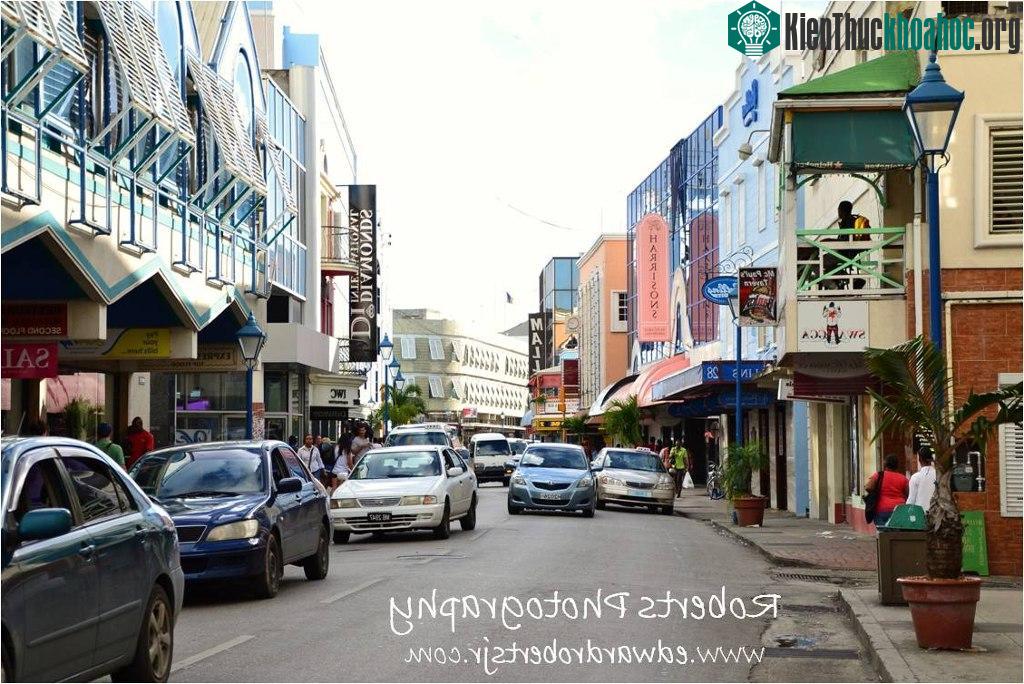 Thành phố Bridgetown hiện nay của quốc đảo Barbados.
