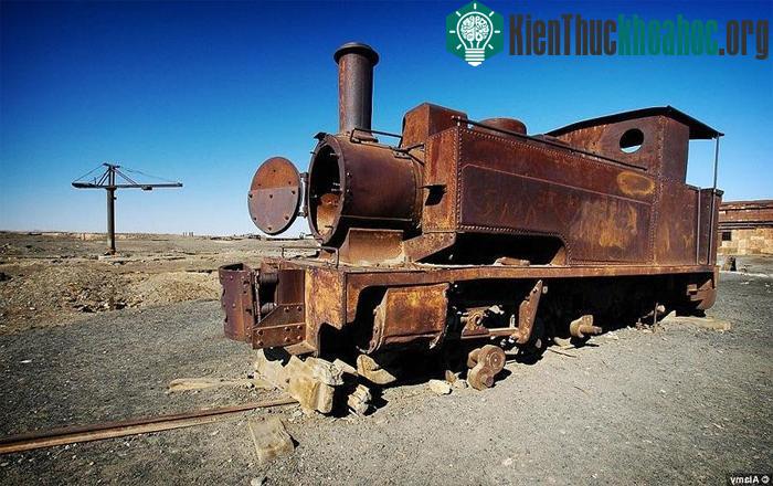 Hình ảnh một số nhà máy sản xuất diêm tiêu tại Humberstone và Santa Laura hiện nay còn sót lại