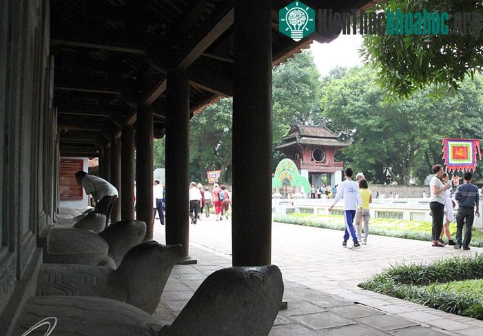 Bia đá các khoa thi tiến sĩ thời Lê - Mạc tại Văn Miếu Hà Nội