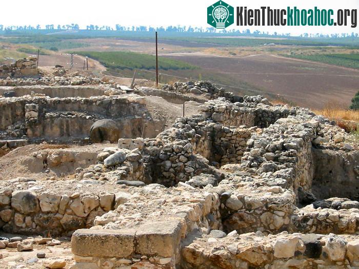 Khu vực khai quật tại bệ phóng Hazor