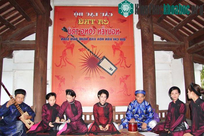 Ca trù - Di sản Văn hóa Phi vật thể