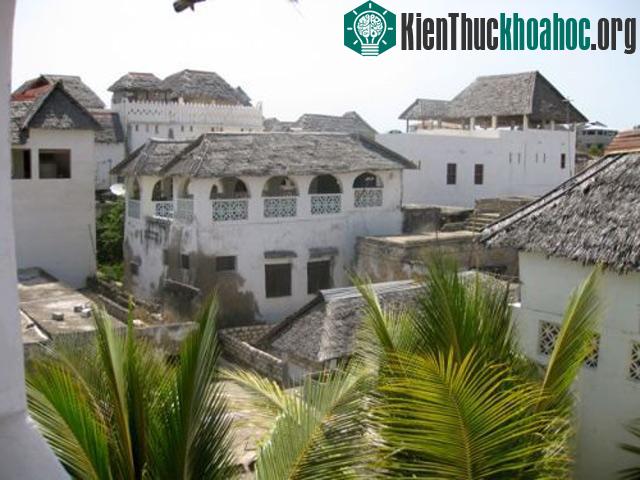 Những ngôi nhà thời Trung cổ.