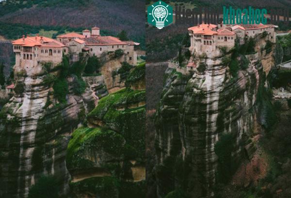 Quần thể kiến trúc của tu viện Meteora đã sớm trở thành hình mẫu kiến trúc của Hy Lạp