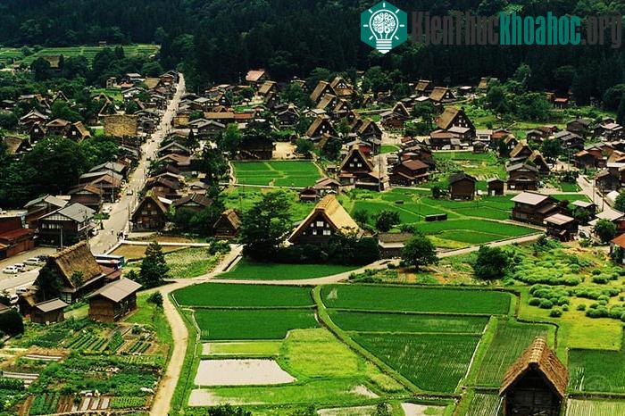 Làng cổ Shirakawa-go và Gokayama là ví dụ nổi bật về những khu vực đinh cư truyền thống được truyền từ thế hệ này qua thế hệ khác.