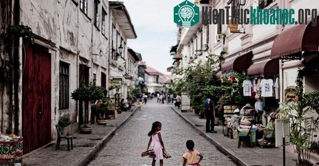 Thị trấn lịch sử Vigan của Phillipines được công nhận là Di sản văn hóa thế giới năm 1999.