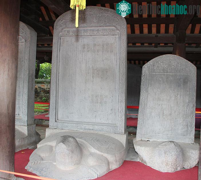 Bia đá các khoa thi tiến sĩ thời Lê - Mạc tại Văn Miếu Hà Nội