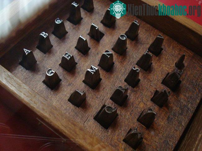 Bảng chữ in phục vụ công việc in ấn