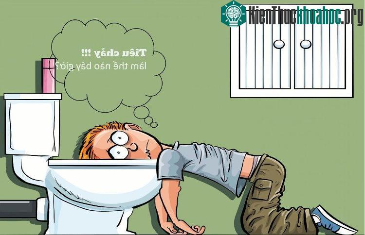 Người bị tiêu chảy nên uống nhiều nước.