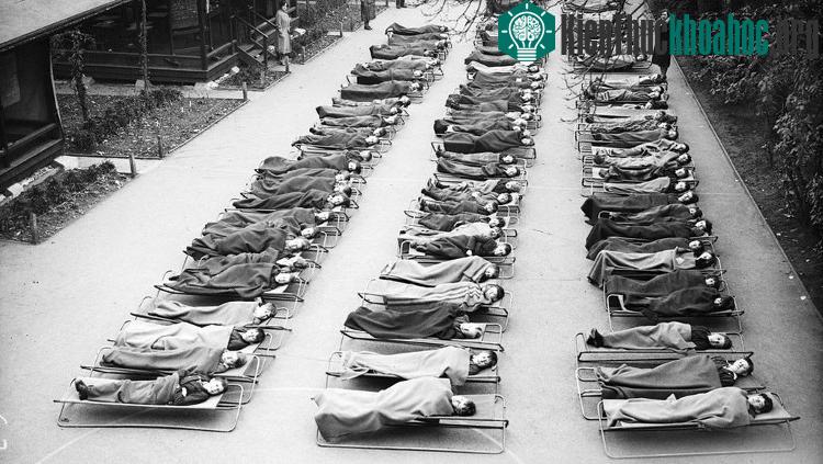Trong "kịch bản tận thế", quang cảnh của một bệnh viện có thể trông như năm 1932, khi kháng sinh chưa ra đời.