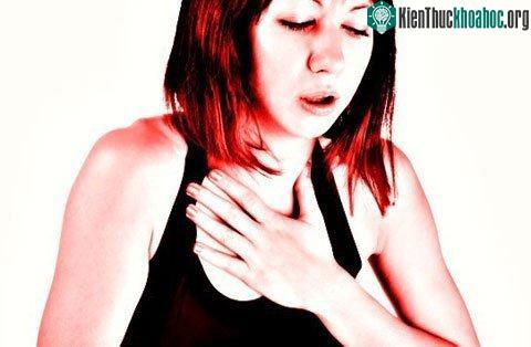Bạn cảm thấy đau ở ngực, vai lưng hoặc quai hàm, cùng với nôn mửa