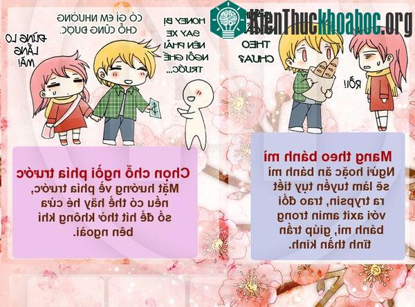 Nên chọn chỗ ngồi phía trước.
