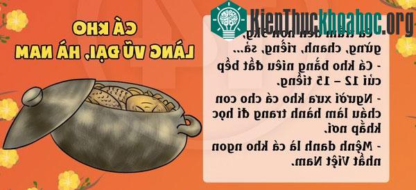 Cá kho làng Vũ Đại, Hà Nam