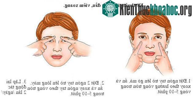 Cách chữa đau đầu, viêm xoang theo Shiatsu