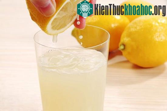 Khi pha nước chanh nên pha loãng