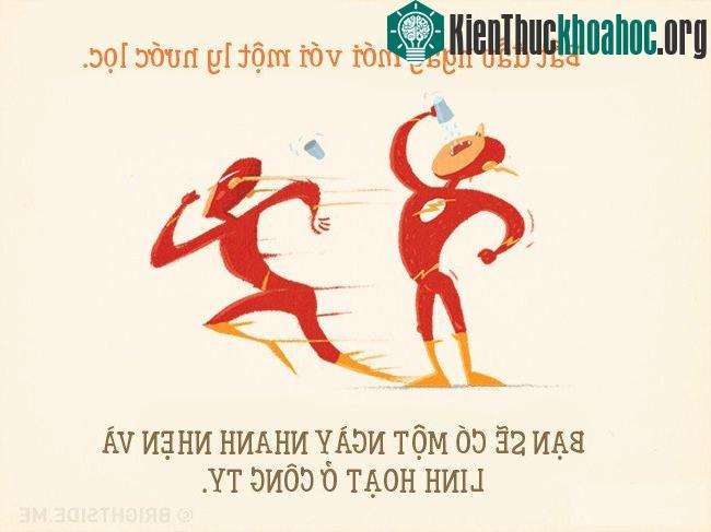 Hãy uống 1 ly nước lọc mỗi sáng, bạn sẽ có một ngày nhanh nhẹn và linh hoạt hơn.