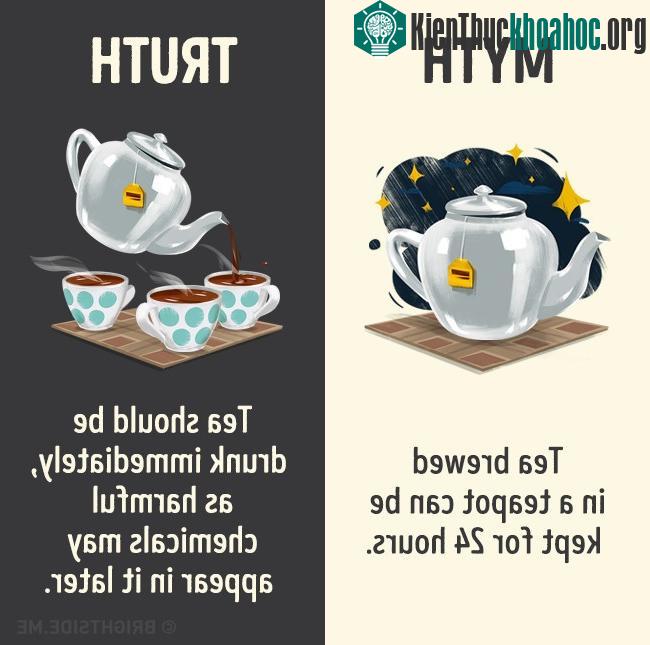 Trà pha trong ấm có thể giữ được trong 24 giờ.