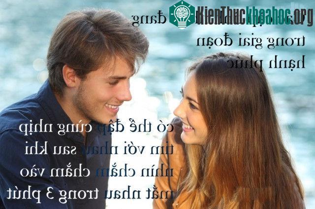 Các cặp tình nhân đang trong giai đoạn hạnh phúc có thể đập cùng nhịp tim với nhau sau khi nhìn chằm chằm vào mắt nhau trong 3 phút.