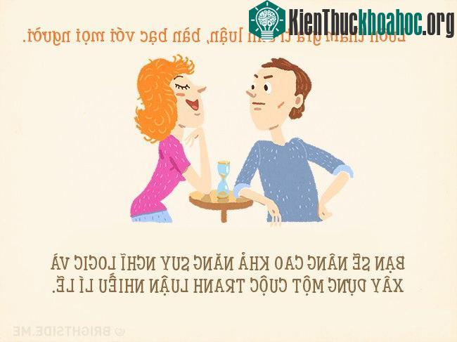 Tranh luận giúp bạn nâng cao khả năng suy nghĩ logic.