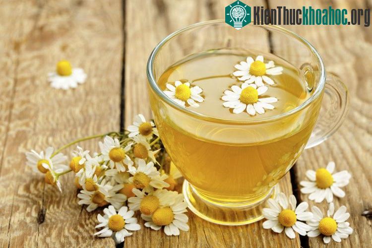 Trà hoa cúc giúp cơ thể ấm áp, dễ chịu.