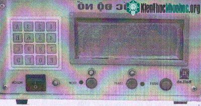 Máy đo tốc độ nổ do Viện Vũ khí chế tạo.
